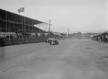 MG C type Midget of Cyril Paul and Riley of Edgar Maclure, RAC TT Race, Ards Circuit, Belfast, 1932. Artist: Bill Brunell