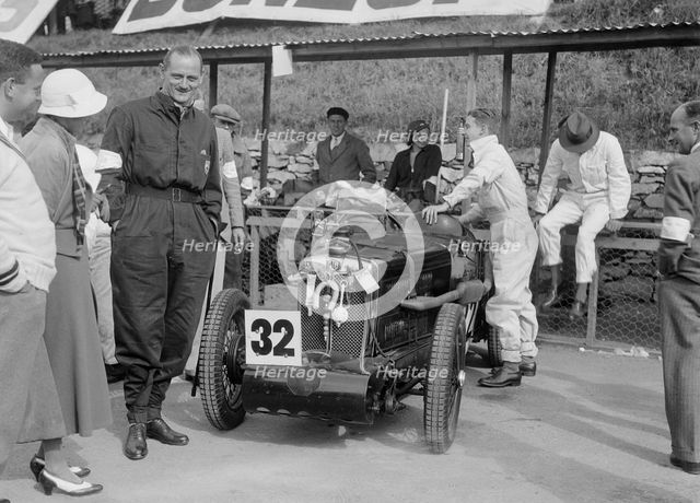 MG C type Midget of Goldie Gardner at the RAC TT Race, Ards Circuit, Belfast, 1932. Artist: Bill Brunell.