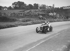 MG C type Midget of Goldie Gardner competing in the RAC TT Race, Ards Circuit, Belfast, 1932. Artist: Bill Brunell
