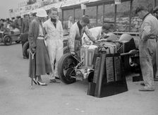 MG C type Midget of Hugh Hamilton in the pits at the RAC TT Race, Ards Circuit, Belfast, 1932. Artist: Bill Brunell