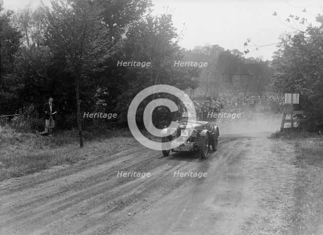 MG C type, Bugatti Owners Club Hill Climb, Chalfont St Peter, Buckinghamshire, 1935. Artist: Bill Brunell.
