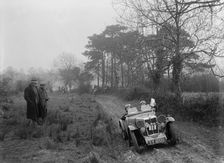 MG F type of D Impanni at the Sunbac Colmore Trial, near Winchcombe, Gloucestershire, 1934. Artist: Bill Brunell