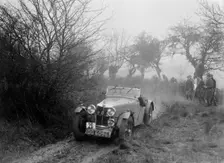 MG F type of GF Horan at the Sunbac Colmore Trial, near Winchcombe, Gloucestershire, 1934. Artist: Bill Brunell