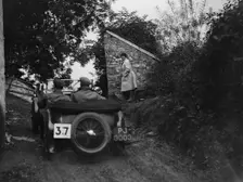 MG F Magna competing in the JCC Lynton Trial, 1932. Artist: Bill Brunell