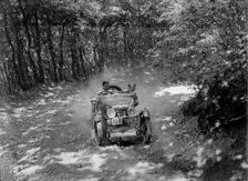 MG J2 competing in the B&HMC Brighton-Beer Trial, Fingle Bridge Hill, Devon, 1934. Artist: Bill Brunell