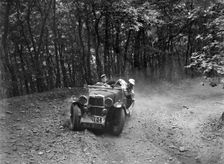MG J2 competing in the Brighton & Hove Motor Club Brighton-Beer Trial, 1934. Artist: Bill Brunell