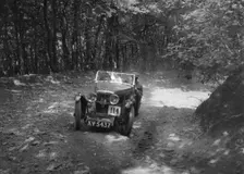 MG J2 competing in the Brighton & Hove Motor Club Brighton-Beer Trial, 1934. Artist: Bill Brunell