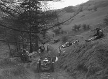 MG J2 competing in the MG Car Club Abingdon Trial/Rally, 1939. Artist: Bill Brunell