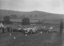 MG J2 competing in the MG Car Club Rushmere Hillclimb, Shropshire, 1935. Artist: Bill Brunell
