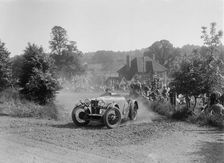 MG J2, Bugatti Owners Club Hill Climb, Chalfont St Peter, Buckinghamshire, 1935. Artist: Bill Brunell