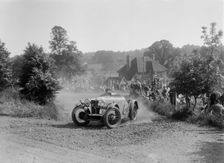 MG J2, Bugatti Owners Club Hill Climb, Chalfont St Peter, Buckinghamshire, 1935. Artist: Bill Brunell