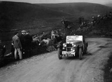 MG J2 of RA MacDermid competing in the MCC Edinburgh Trial, West Stonesdale, Yorkshire Dales, 1933. Artist: Bill Brunell