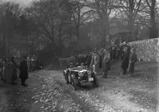 MG J2 of WH Haden climbing Nailsworth Ladder, Sunbac Colmore Trial, Gloucestershire, 1934. Artist: Bill Brunell