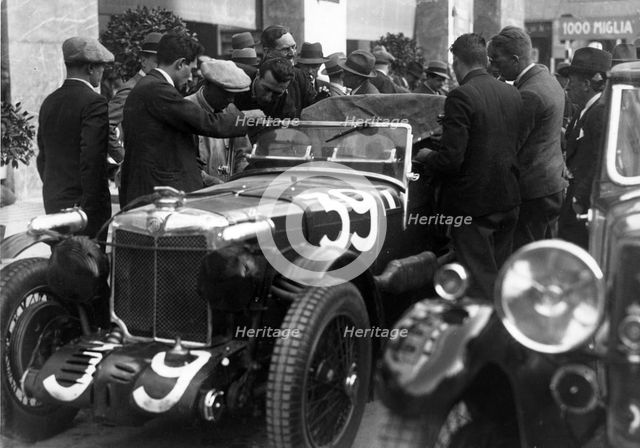 MG K3 of Eyston / Lurani 1933 Mille Miglia. Creator: Unknown.