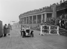 MG of JH Spencer competing in the Blackpool Rally, 1936. Artist: Bill Brunell