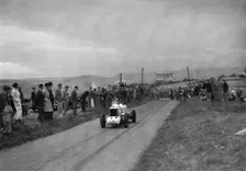 MG of JKW Baines competing in the Bugatti Owners Club Lewes Speed Trials, Sussex, 1937. Artist: Bill Brunell