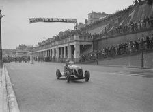 MG leaving the starting line in the Brighton Speed Trials, 1938. Artist: Bill Brunell