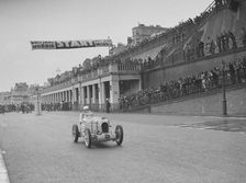 MG leaving the starting line in the Brighton Speed Trials, 1938. Artist: Bill Brunell