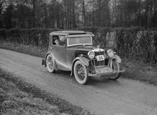 MG M Type of AS Curtis competing in the MG Car Club Trial, 1931. Artist: Bill Brunell