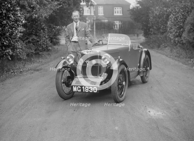 MG M type of C Robinson, c1929. Artist: Bill Brunell.