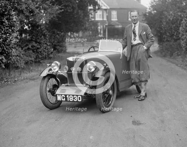 MG M type of C Robinson, c1929. Artist: Bill Brunell.