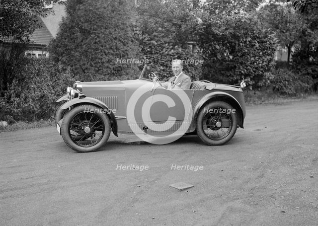 MG M type of C Robinson, c1929. Artist: Bill Brunell.