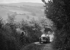MG M type of CF Dobson competing in the Brighton and Hove Motor Club Brighton-Beer Trial, 1930. Artist: Bill Brunell