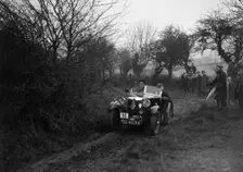 MG M type of GJ Rea at the Sunbac Colmore Trial, near Winchcombe, Gloucestershire, 1934. Artist: Bill Brunell