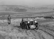 MG M type of J Easonsmith competing in the MCC Sporting Trial, 1930. Artist: Bill Brunell