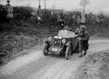 MG M type of JB Carver competing in the NWLMC London-Gloucester Trial, 1931. Artist: Bill Brunell