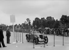 MG M type of KG Settle competing in the South Wales Auto Club Welsh Rally, 1937 Artist: Bill Brunell