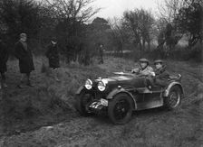 MG M type of RK Nicholson at the Sunbac Colmore Trial, near Winchcombe, Gloucestershire, 1934. Artist: Bill Brunell