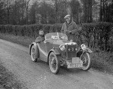 MG M Type, official's car at the MG Car Club Trial, 1931. Artist: Bill Brunell