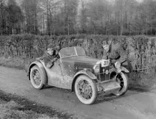 MG M Type competing in the MG Car Club Trial, 1931. Artist: Bill Brunell