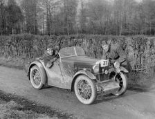 MG M Type competing in the MG Car Club Trial, 1931. Artist: Bill Brunell