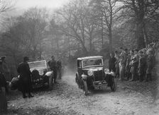 MG M type Sportsman's coupe, Bugatti Owners Club Trial, Nailsworth Ladder, Gloucestershire, 1932. Artist: Bill Brunell