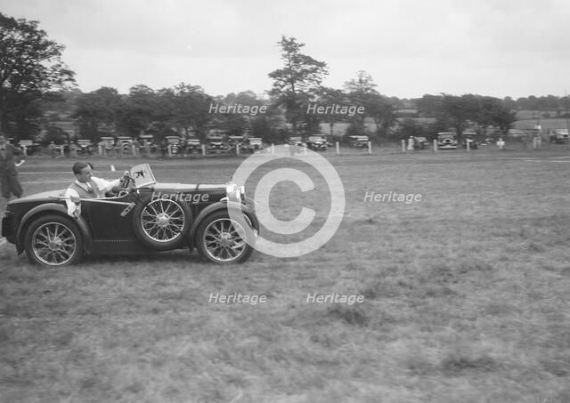 MG M type taking part in the Bugatti Owners Club gymkhana, 5 July 1931. Artist: Bill Brunell.
