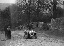 MG Magna of EH Banfield climbing Nailsworth Ladder, Sunbac Colmore Trial, Gloucestershire, 1934. Artist: Bill Brunell