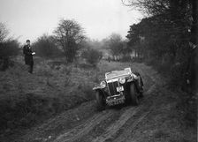 MG Magna of KC Delingpole at the Sunbac Colmore Trial, near Winchcombe, Gloucestershire, 1934. Artist: Bill Brunell