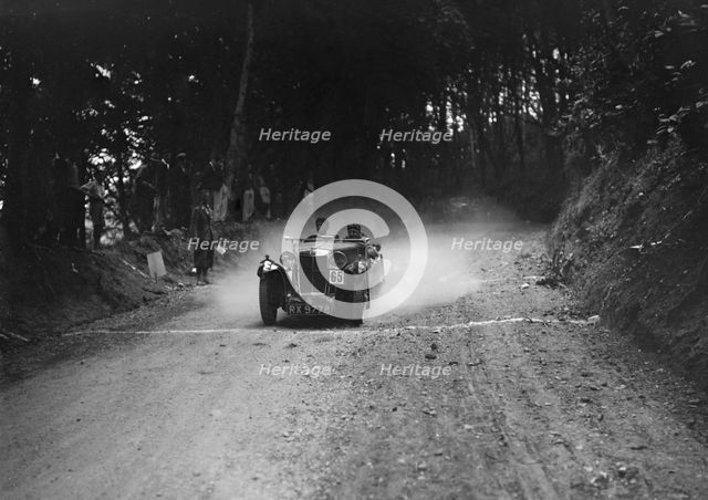 MG Magna taking part in a motoring trial, c1930s. Artist: Bill Brunell.