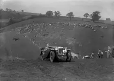 MG Magnette competing in the MG Car Club Rushmere Hillclimb, Shropshire, 1935. Artist: Bill Brunell