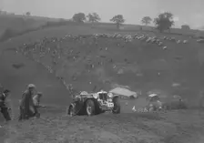 MG Magnette NA competing in the MG Car Club Rushmere Hillclimb, Shropshire, 1935. Artist: Bill Brunell
