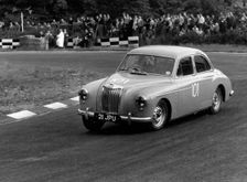 MG Magnette ZB, Foster, 1958 Brands Hatch. Creator: Unknown