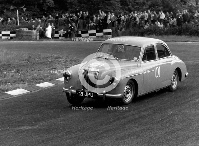 MG Magnette ZB, Foster, 1958 Brands Hatch. Creator: Unknown.