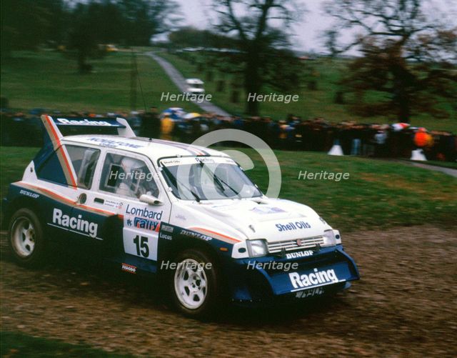 MG Metro 6R4, Jimmy McRae 1986 RAC Rally. Creator: Unknown.