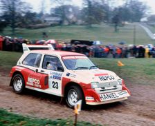 MG Metro 6R4, T.Teesdale, 1986 RAC Rally. Creator: Unknown