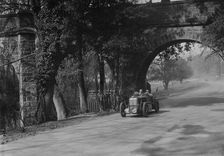 MG Midget of Eddie Hall at Starkey's Bridge, Donington Park, Leicestershire, 1933. Artist: Bill Brunell