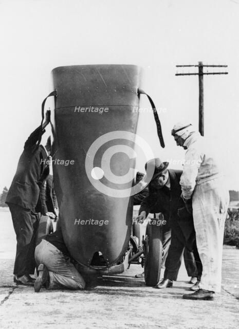 MG N Type 'Magic Midget', Brooklands, Surrey, 1932. Artist: Unknown