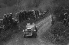 MG NA Magnette of N Lloyd competing in the MCC Lands End Trial, 1935. Artist: Bill Brunell