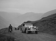 MG SA and MG PB competing in the MG Car Club Abingdon Trial/Rally, 1939. Artist: Bill Brunell